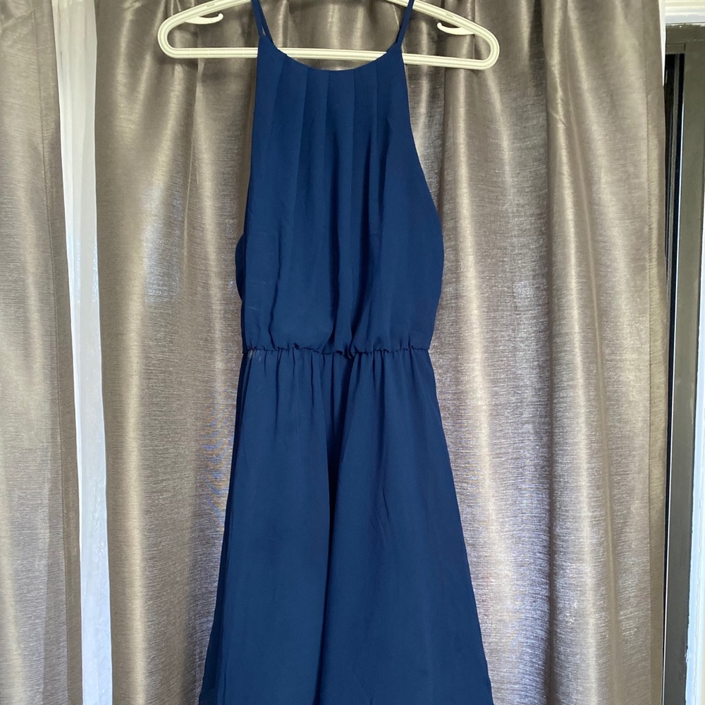 Blue dres